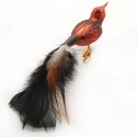 Vogel, Copper Bird 20cm Inge-Glas Schmuck, Weihnachtsschmuck