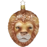 Löwe, Löwenkopf 10cm Inge-Glas® Schmuck, Weihnachtsschmuck