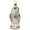 Schneeeule Glasvogel 11,5cm Inge-Glas® Weihnachtsschmuck