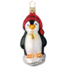 Weihnachtspinguin, Pinguin 10,5cm Inge-Glas® Weihnachtsschmuck