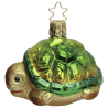 Schildkrötenbaby 6cm Inge-Glas® Miniatur Weihnachtsschmuck