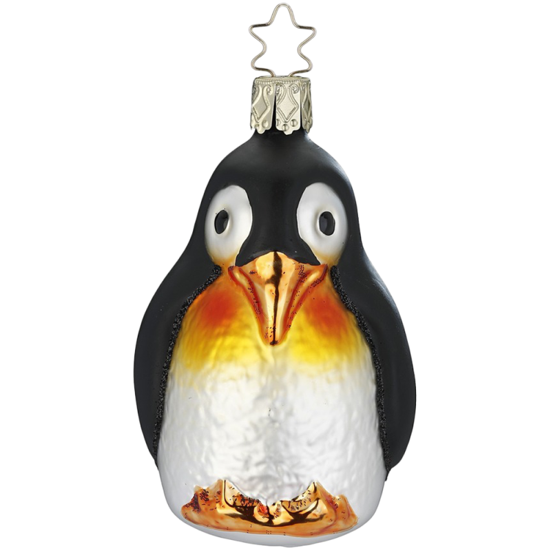 Pinguin, Kaiserpinguin 9cm Inge-Glas® Weihnachtsschmuck