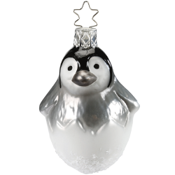 Pinguin, frisch geschlüpft 7,5cm Inge-Glas® Weihnachtsschmuck