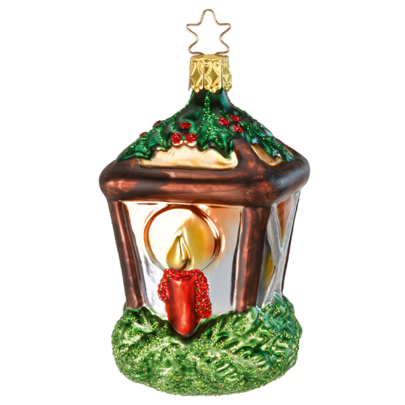 Weihnachtslicht Laterne 10cm Inge-Glas® Weihnachtsschmuck