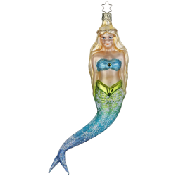 Meerjungfrau 20,5cm Inge-Glas Glasschmuck