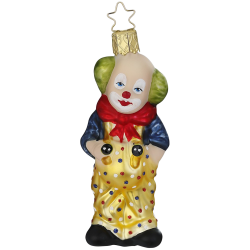 Circus Clown, bitte lachen 10,5cm Inge-Glas Weihnachtsschmuck