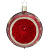 Reflexkugel, Christbaumkugel Ø 8cm, ochsenblut glanz - Inge-Glas Weihnachtskugeln