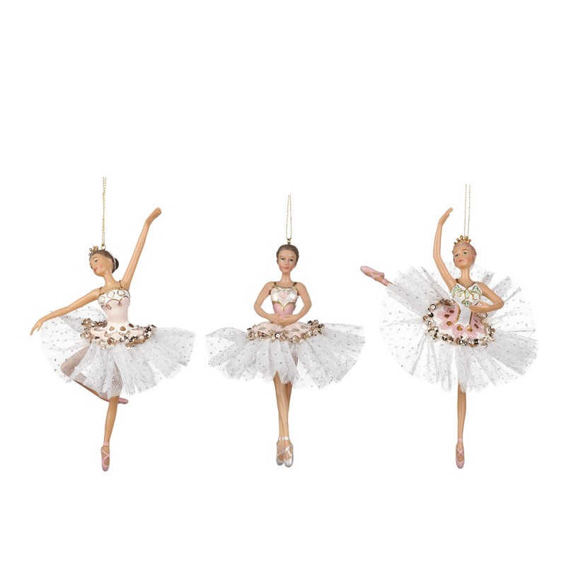 Ballerina, Ballett Tänzerin 18,5cm - Schatzhauser Weihnachtswelt