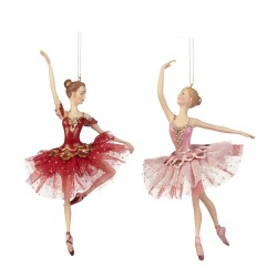 Ballerina Rosarot, Ballett Tänzerin 18cm - Schatzhauser Weihnachtswelt