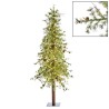 Lärche Weihnachtsbaum, künstlicher Christbaum 210cm, beleuchtet