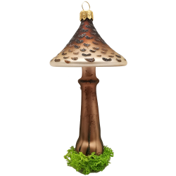 Parasol Pilz, Riesenschirmling 12cm - Schatzhauser Glasschmuck