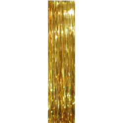 Gold Lametta glänzend glatt 50cm