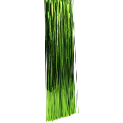 Grün Lametta glänzend glatt 50cm