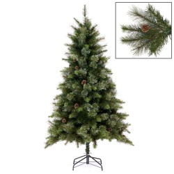 Kiefer Weihnachtsbaum, künstlicher Christbaum, Tannenbaum 225cm, 1030 tps