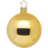 Christbaumkugeln gold, inkagold glänzend Ø 8cm - Inge-Glas Christbaumschmuck