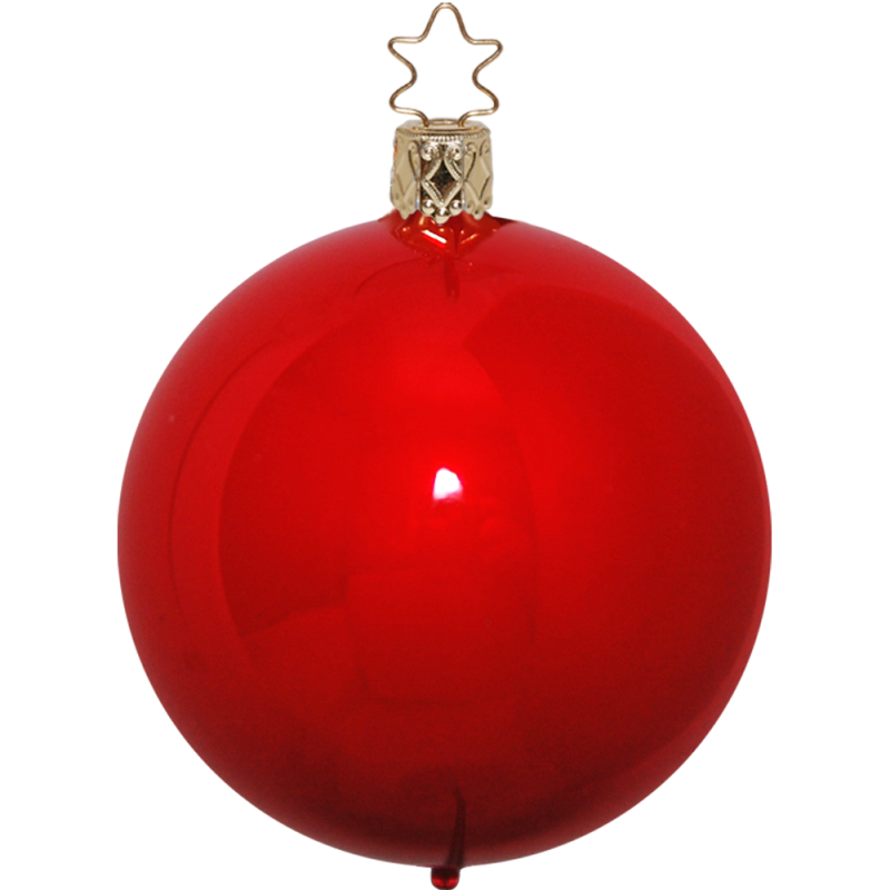 Christbaumkugeln rot opal Ø 15cm - Inge-Glas Christbaumschmuck