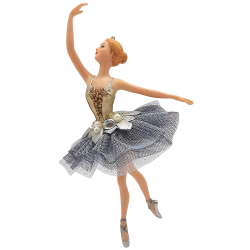 Ballerina Set, Ballett Tänzerin 18cm, Delftblau - Goodwill