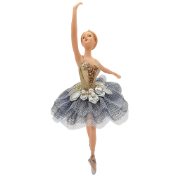 Ballerina Set, Ballett Tänzerin 18cm, Delftblau - Goodwill