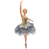 Ballerina Set, Ballett Tänzerin 18cm, Delftblau - Goodwill