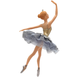 Ballerina Set, Ballett Tänzerin 18cm, Delftblau - Goodwill