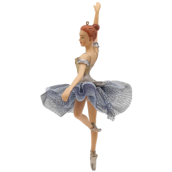 Ballerina Set, Ballett Tänzerin 18cm, Delftblau - Goodwill