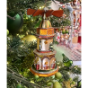 Pyramide viktorianisch 13cm - Schatzhauser Christbaumschmuck, Lauschaer Glaskunst