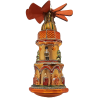 Pyramide viktorianisch 13cm - Schatzhauser Christbaumschmuck, Lauschaer Glaskunst