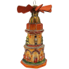 Pyramide viktorianisch 13cm - Schatzhauser Christbaumschmuck, Lauschaer Glaskunst