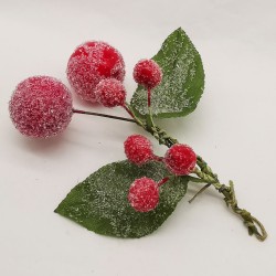 Kirschen, kleines Kunsthandwerk Schatzhauser Weihnachtsschmuck
