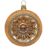 Reflexkugel gold matt Ø8cm Schatzhauser Thüringer Glas und Weihnachtsschmuck