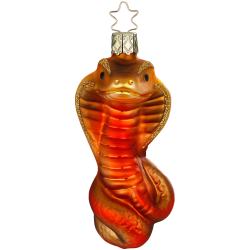 Schlange 10cm, Tierkreiszeichen Inge-Glas Weihnachtsschmuck