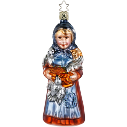 Aschenputtel, Märchen Christbaumschmuck 14,5cm Inge-Glas Manufaktur