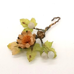 Seerose, Glaskugeln, kleines Kunsthandwerk Schatzhauser Weihnachtsschmuck