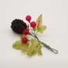 Brombeere, Glaskugeln, kleines Kunsthandwerk Schatzhauser Weihnachtsschmuck