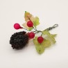 Brombeere, Glaskugeln, kleines Kunsthandwerk Schatzhauser Weihnachtsschmuck