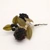 Heidelbeeren, Glaskugeln, Brombeeren, kleines Kunsthandwerk Schatzhauser Weihnachtsschmuck
