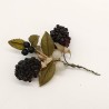 Heidelbeeren, Glaskugeln, Brombeeren, kleines Kunsthandwerk Schatzhauser Weihnachtsschmuck
