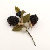 Heidelbeeren, Glaskugeln, Brombeeren, kleines Kunsthandwerk Schatzhauser Weihnachtsschmuck