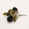 Heidelbeeren, Glaskugeln, Brombeeren, kleines Kunsthandwerk Schatzhauser Weihnachtsschmuck