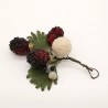 Schneekugel, Glaskugeln, Maulbeeren, kleines Kunsthandwerk Schatzhauser Weihnachtsschmuck