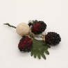 Schneekugel, Glaskugeln, Maulbeeren, kleines Kunsthandwerk Schatzhauser Weihnachtsschmuck