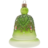 Glocke, Glasornament, Royal grün 11 x Ø 8cm - Schatzhauser Weihnachtschmuck