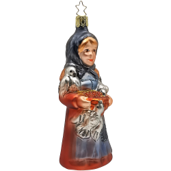 Aschenputtel, Märchen Christbaumschmuck 14,5cm Inge-Glas Manufaktur