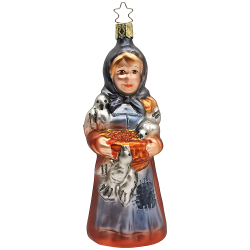 Aschenputtel, Märchen Christbaumschmuck 14,5cm Inge-Glas Manufaktur