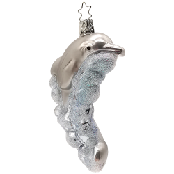 Delfin 12,5cm Inge-Glas Weihnachtsschmuck