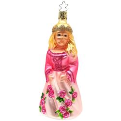 Dornröschen, Märchen Christbaumschmuck 14,5cm Inge-Glas Manufaktur