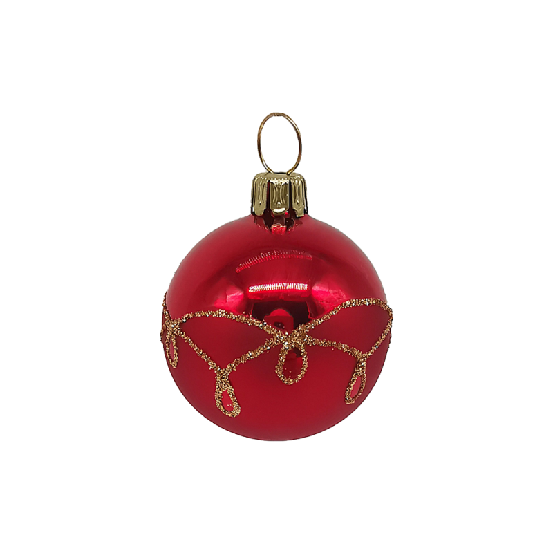 Christbaumkugel Ø4cm, rot matt, Tropfen - Schatzhauser Weihnachtsschmuck Christbaumkugel Ø4cm, rot matt, Tropfen - Schatzhauser Weihnachtsschmuck