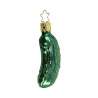 kleine grüne Gurke, Weihnachtsgurke 7cm - Inge-Glas Christbaumschmuck