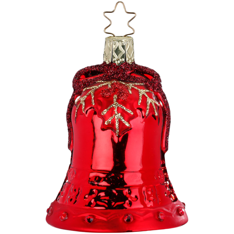 edle Glocke, Weihnachtsglocke 9cm Inge-Glas Weihnachtsschmuck edle Glocke, Weihnachtsglocke 9cm Inge-Glas Weihnachtsschmuck