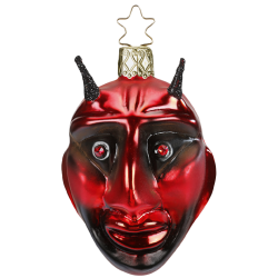 Krampus, Teufel 7,5cm Inge-Glas Christbaumschmuck